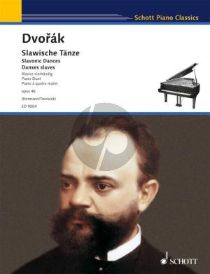 Dvorak Slawische Tanze Op.46 Klavier 4 Hd (Hermann-Twelsiek)