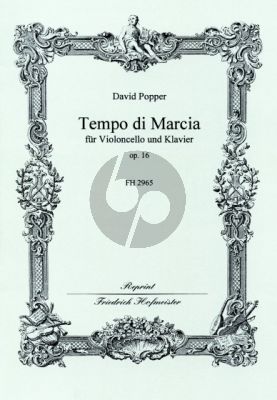 Popper Tempo di Marcia Op.16 Violoncello-Klavier