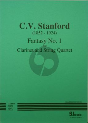 Stanford Fantasy No.1 Clarinet-String Quartet (Score/Parts)
