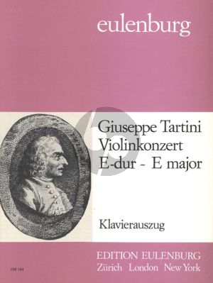 Tartini Concerto E-major D.51 Violin and String Orchestra (piano reduction) (Tibor Ney)