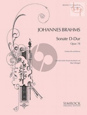 Sonata D-major Op. 78 Cello and Piano