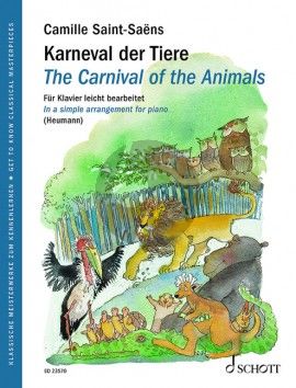 Saint-Saens Karneval der Tiere (leicht-illustr.) (Heumann)