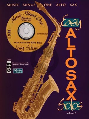 Easy Alto Sax Solos Vol.2 (Bk-Cd) (MMO Student Series)