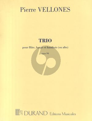 Vellones Trio Op.94 Flute-Viola-Harp Parts