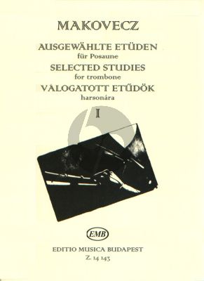 Makovecz Selected Studies Vol.1 for Trombone