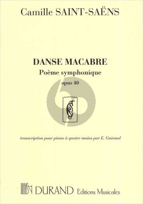 Saint-Saens Danse Macabre Op.40 (Transcr. Piano 4 Mains E. Guiraud)