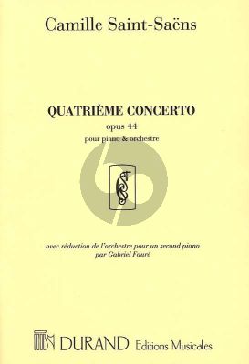 Saint-Saens Concert No. 4 Opus 44 Piano et Orchestre (edition pour 2 Piano's par Gabriel Faure)