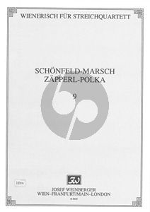 Wienerisch Vol.9 Ziehrer Schonfeld-Marsch Op.422 & Strauss J.(Sohn) Zapperl-Polka Op.202 2 Vi.-Va.-Vc. (Stimmen)