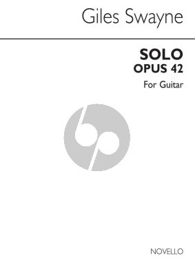 Swayne Solo Op. 42 for Guitar