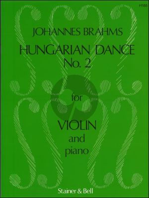 Brahms Hungarian Dance No.2 for Violin and Piano (Arranged by J. Hubay)