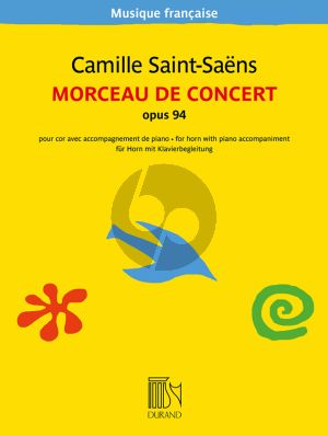 Saint-Saens Morceau de Concert Op. 94 Horn and Piano