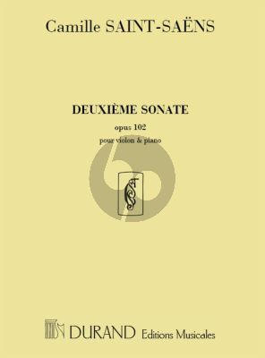 Saint-Saens Sonate No. 2 Op.102 Violon et Piano