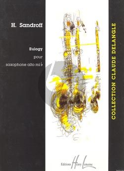 Sandroff Eulogy Saxophone alto seul (very difficult)