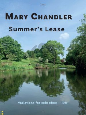 Chandler Summer's Lease Variations for Solo Oboe 1981