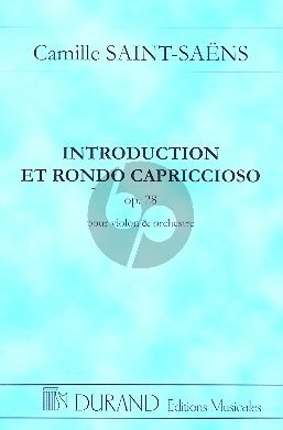 Introduction & Rondo Capriccioso Op.28 Violin-Orchestra Study Score