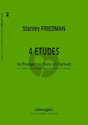 Friedman 4 Etudes for Trumpet (Horn or Clarinet)