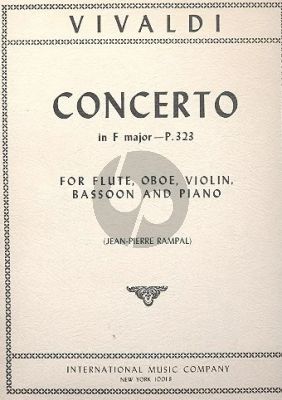 Concerto F major F.XII no.26 Flute - Oboe - Violin - Bassoon and Piano