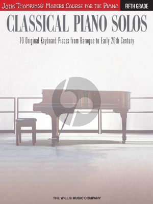 Thompson Classical Piano Solos Grade 5 (advanced level)