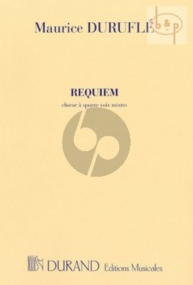 Requiem Op.9 Soli-Choeur-Orchestre Choral Score