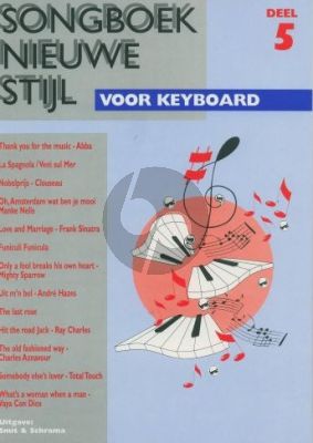 Smit Schrama Songboek Nieuwe Stijl Vol. 5 Keyboard