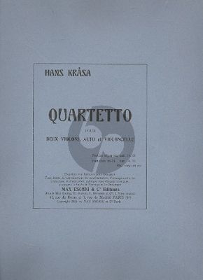 Krasa Quatuor a Cordes Parties