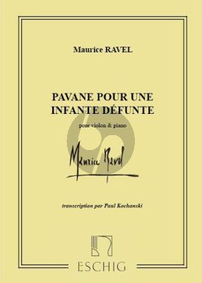 Ravel Pavane pour une infante defunte Violon et Piano (transcr. Paul Koschansky)