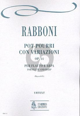 Rabboni Potpourri con Variazioni Op.14 Flute and Harp (Maurizio Bignardelli)