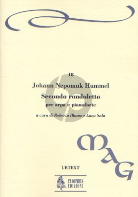 Hummel Rondoletto No.2 Harp and Piano (Score/Parts) (Roberto Illiano and Luca Lévi Sala)