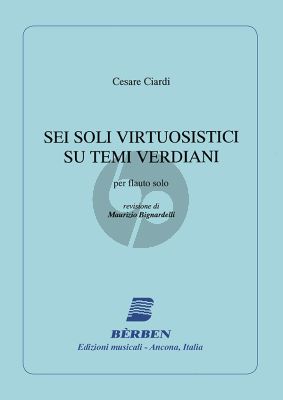 Ciardi 6 Soli Virtuosistici su temi Verdiani Flute solo (Maurizio Bignardelli)