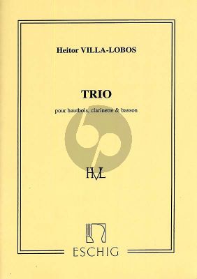 Villa-Lobos Trio Hautbois-Clarinette et Basson (1921) (Parties)