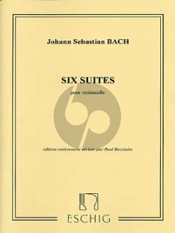 Bach 6 Suites BWV 1007 - 1012 pour Violoncelle (Paul Bazelaire)
