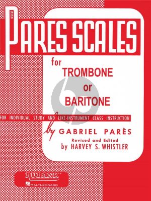 Pares Scales for Trombone or Baritone (BC)