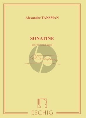 Tansman Sonatine Basson et Piano