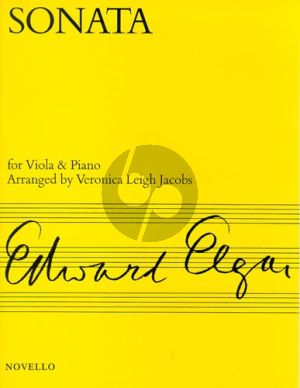 Elgar Sonata Op.82 Viola-Piano (arr. Veronica Leigh Jacobs)