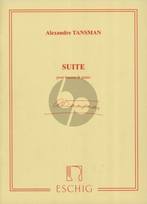 Tansman Suite pour Basson et Piano