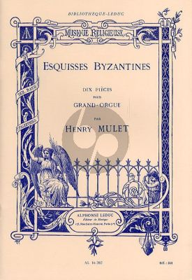 Esquisses Byzantines Orgue