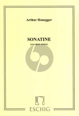 Honegger Sonatine 2 Violons