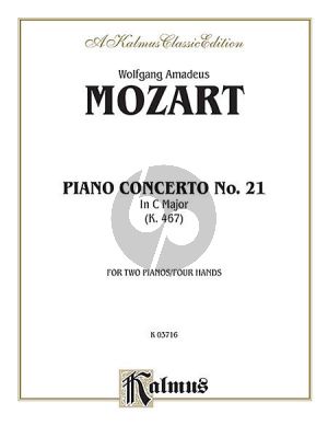 Mozart Concerto No.21 C-major KV 467 Piano-Orch. (piano red.)