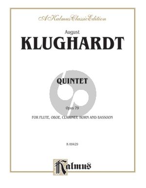 Klughardt Quintet Op. 79 Woodwind Quintet (Set of Parts)