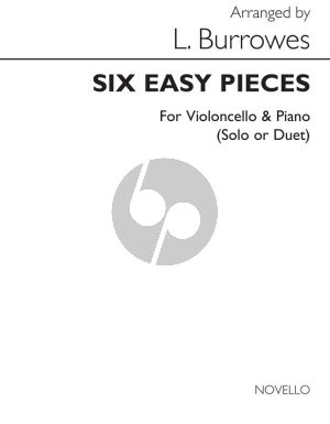 Burrows 6 Easy Pieces for Cello and Piano