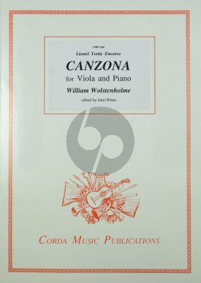 Wolstenholme Canzona for Viola and Piano (arr. Lionel Tertis and John White)