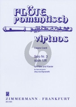 Ciardi 3 Soli No.3 e-minor Op. 126 Flute and Piano (edited by Maurizio Bignardelli)