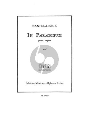 Daniel Lesur In Paradisum Orgue
