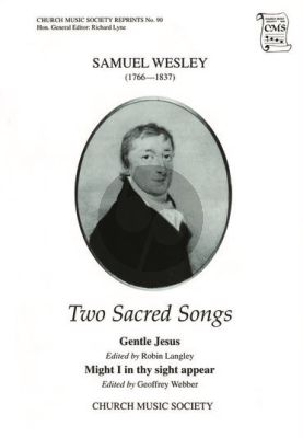 Wesley 2 Sacred Songs High Voice and Organ