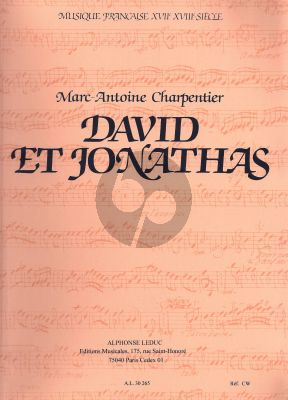 Charpentier David et Jonathas H. 490 Partition