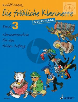 Mauz Die Frohliche Klarinette Vol.3 Book Only (Neuauflage) (Klarinetten Schule fur den fruhen Anfang)