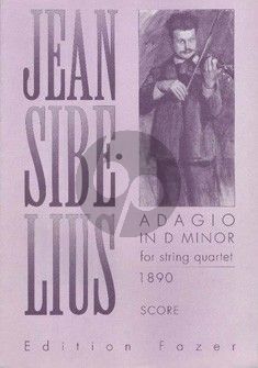 Sibelius Adagio d-minor String Quartet Score (1890)