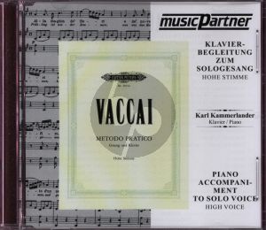 Vaccai Metodo Pratico for Hoch/High Voice (This is the CD only)