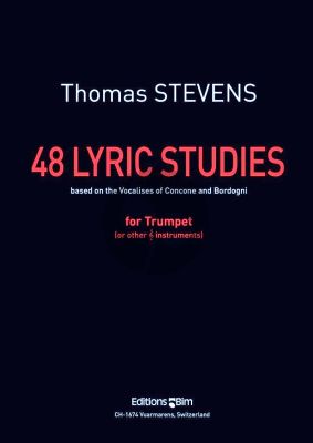 Stevens 48 Lyric Studies Trumpet (Based Vocalises of Concone and Bordogni)