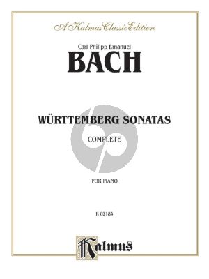 C.Ph.E. Bach Württemberg Sonatas Complete for Piano Solo